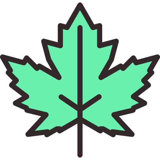 Leaf Generic Outline Color icon