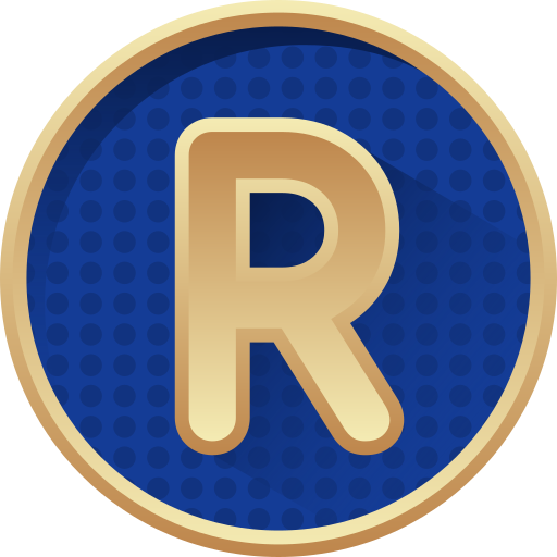 lettera r Generic Circular icona