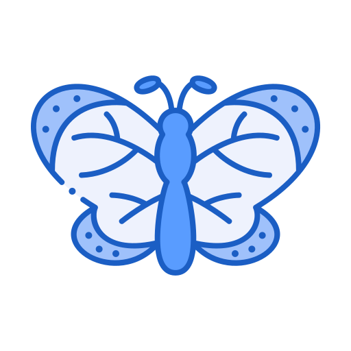 schmetterling Generic Blue icon