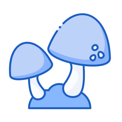 버섯 Generic Blue icon