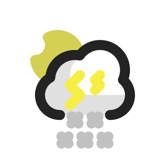 Snow cloud Generic Color Omission icon