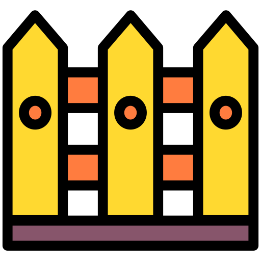 フェンス Generic Outline Color icon