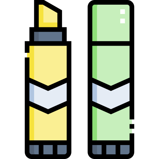 マーカー Detailed Straight Lineal color icon