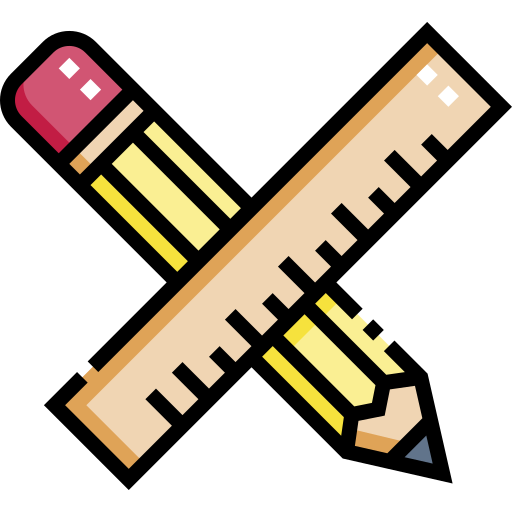 schulbedarf Detailed Straight Lineal color icon