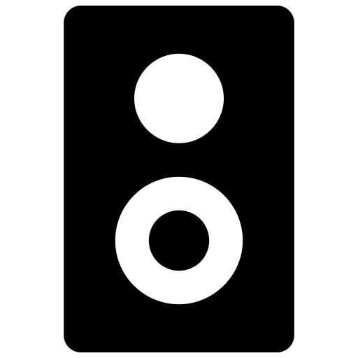 systeme audio Generic Glyph Icône