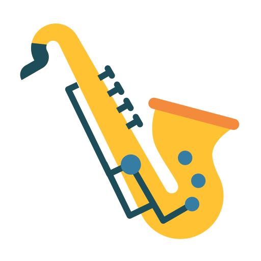 saxophone Generic Flat Icône