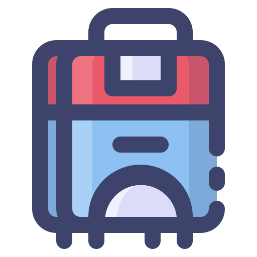 bagaglio da viaggio Generic Outline Color icona
