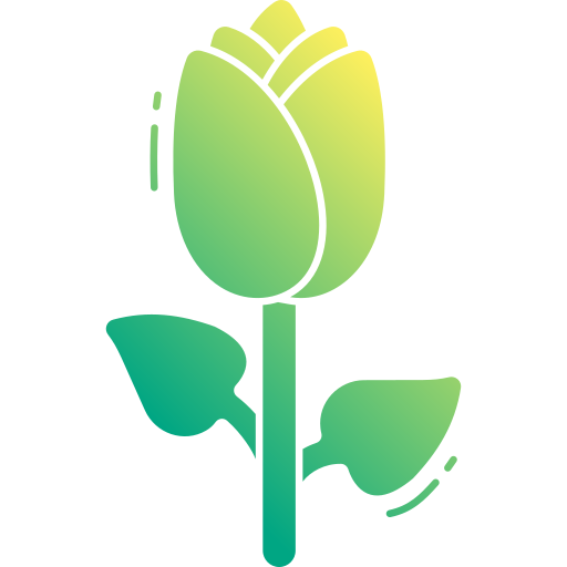 tulipan Generic Flat Gradient ikona