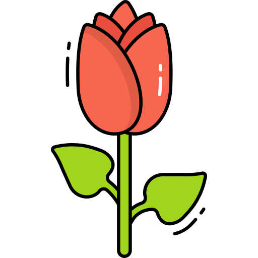Тюльпан Generic Outline Color иконка