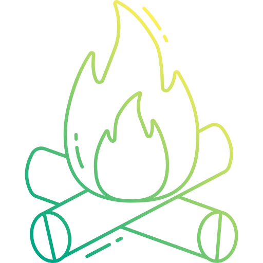 たき火 Generic Gradient icon