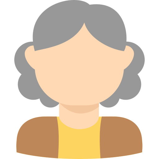 grootmoeder Generic Flat icoon