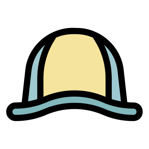 cappellino da baseball Generic Outline Color icona