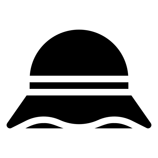 kapelusz przeciwsłoneczny Generic Glyph ikona