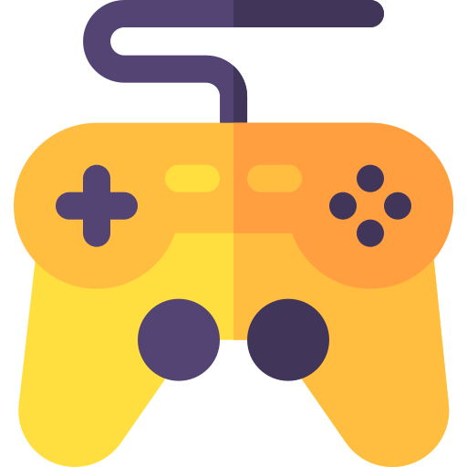control de juego Basic Rounded Flat icono