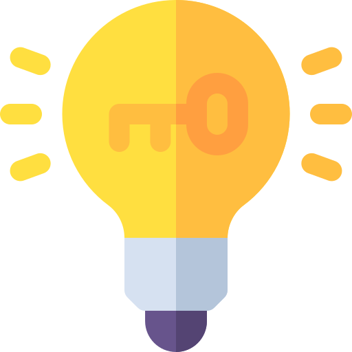 idee lamp Basic Rounded Flat icoon