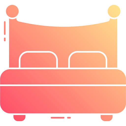 Кровать Generic Flat Gradient иконка