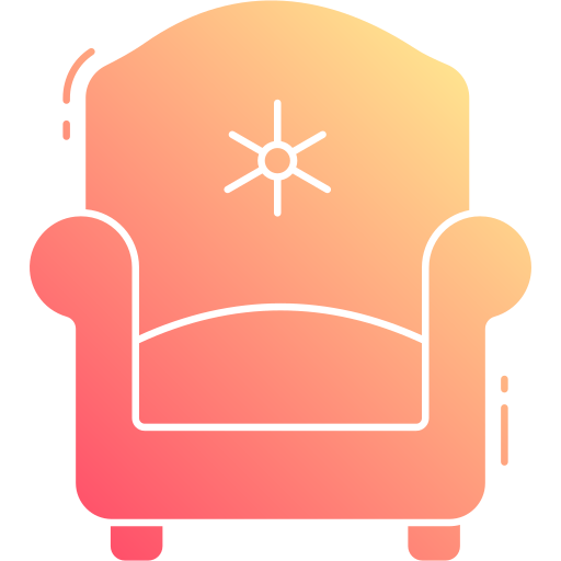 fauteuil Generic Flat Gradient icoon