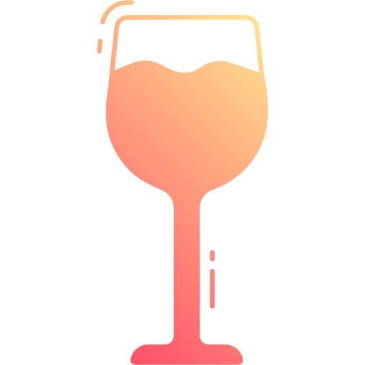 Бокал для вина Generic Flat Gradient иконка