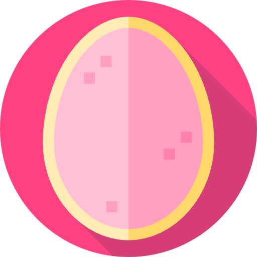 incubadora de huevos Flat Circular Flat icono