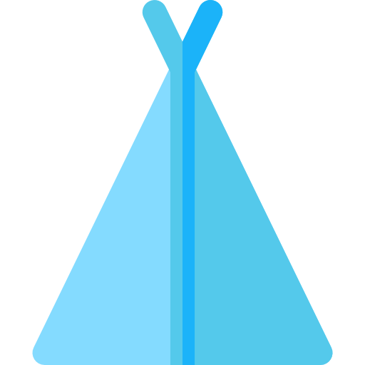 テント Basic Rounded Flat icon