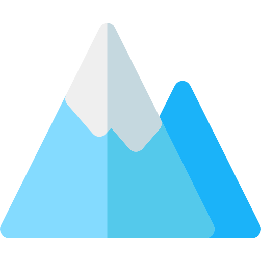 montagne Basic Rounded Flat icona