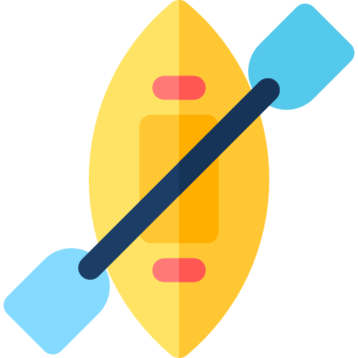 kayak Basic Rounded Flat Icône