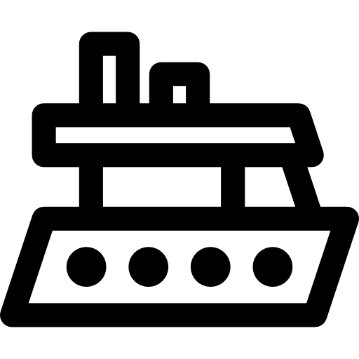 yatch Basic Rounded Lineal icon