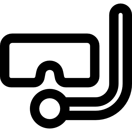 스노클 Basic Rounded Lineal icon