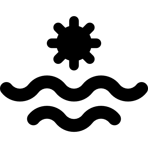 mar Basic Rounded Filled icono