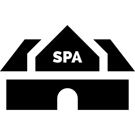 spa Basic Straight Filled Icône