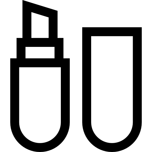 립스틱 Basic Straight Lineal icon