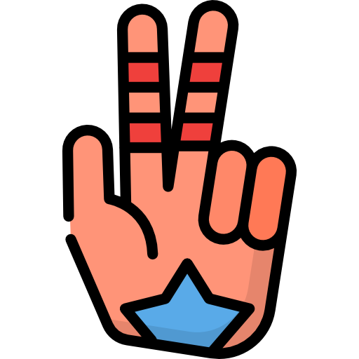 Fingers Special Lineal color icon