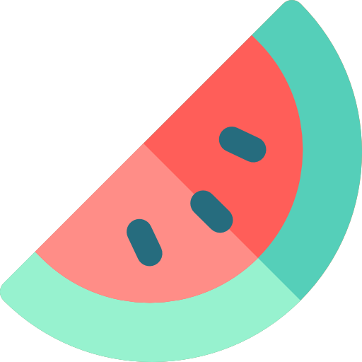 sandía Basic Rounded Flat icono