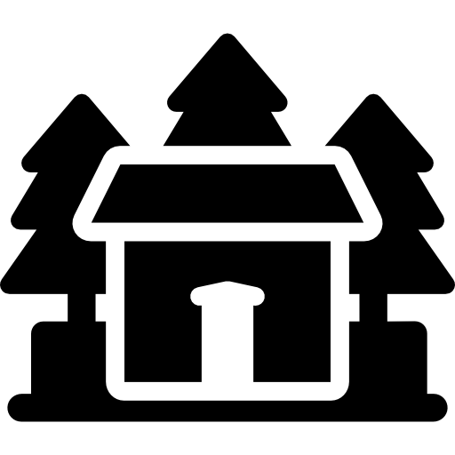 Cottage Basic Rounded Filled icon