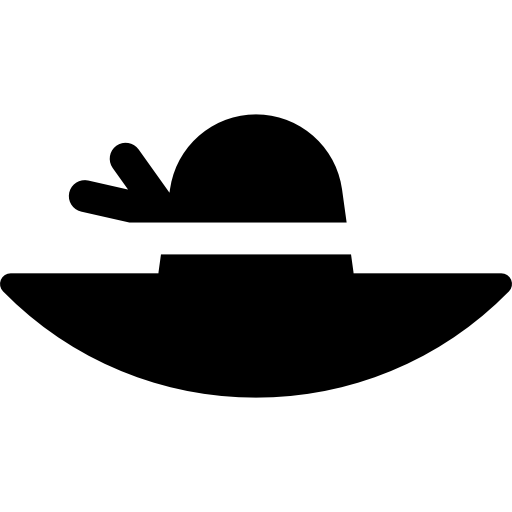 kapelusz pameli Basic Rounded Filled ikona