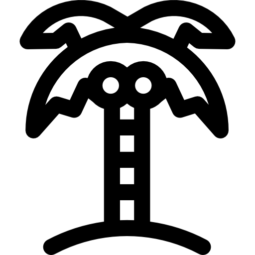 palma Basic Rounded Lineal icona