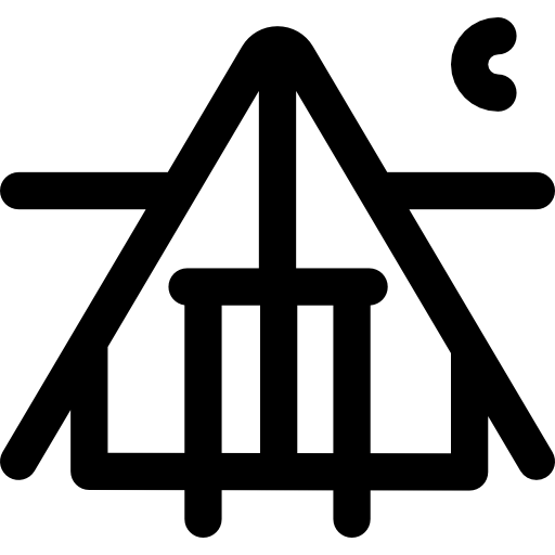 obóz Basic Rounded Lineal ikona