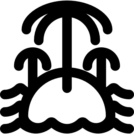 isla Basic Rounded Lineal icono