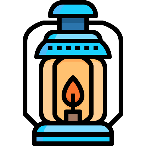 lampa naftowa Justicon Lineal Color ikona