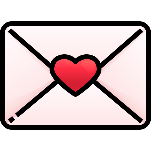 Love letter Justicon Lineal Color icon