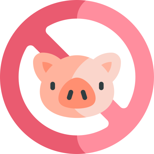 豚肉なし Kawaii Flat icon
