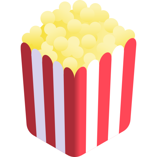 popcorn Gradient Isometric Gradient icon