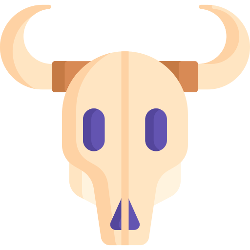 雄牛の頭蓋骨 Special Flat icon