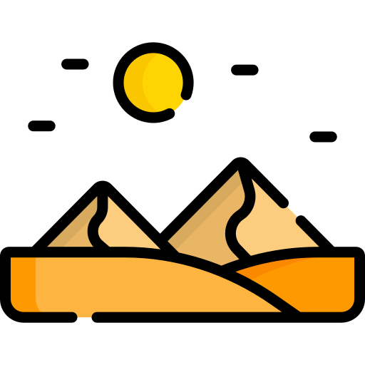 모래 언덕 Special Lineal color icon
