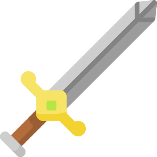 zwaard Special Flat icoon