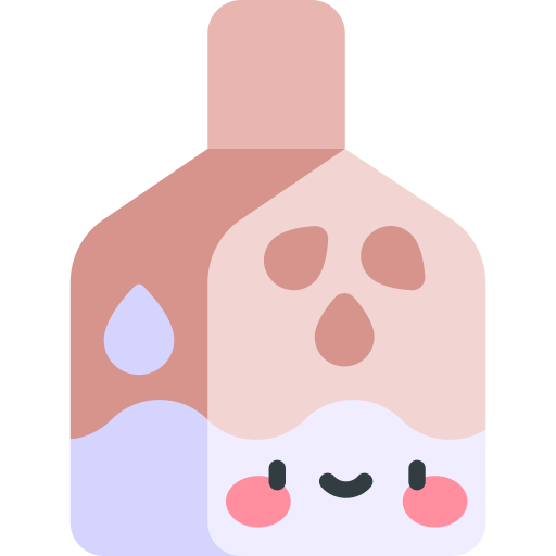 Almond milk Kawaii Flat icon