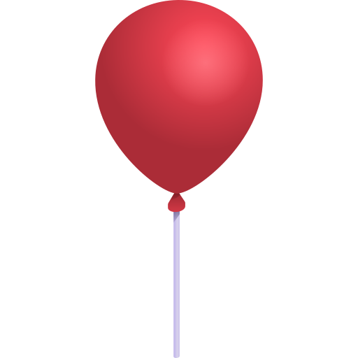 Balloon Gradient Isometric Gradient icon