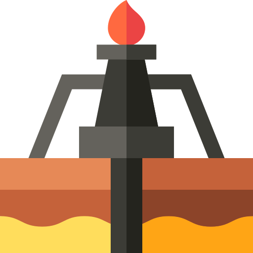 fracking Basic Straight Flat icoon