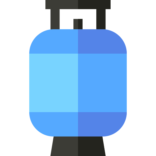 ガス Basic Straight Flat icon