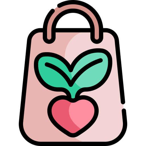 Grocery bag Kawaii Lineal color icon